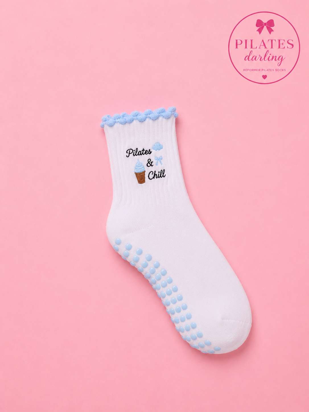 Pilates & Chill Reformer grippy socks