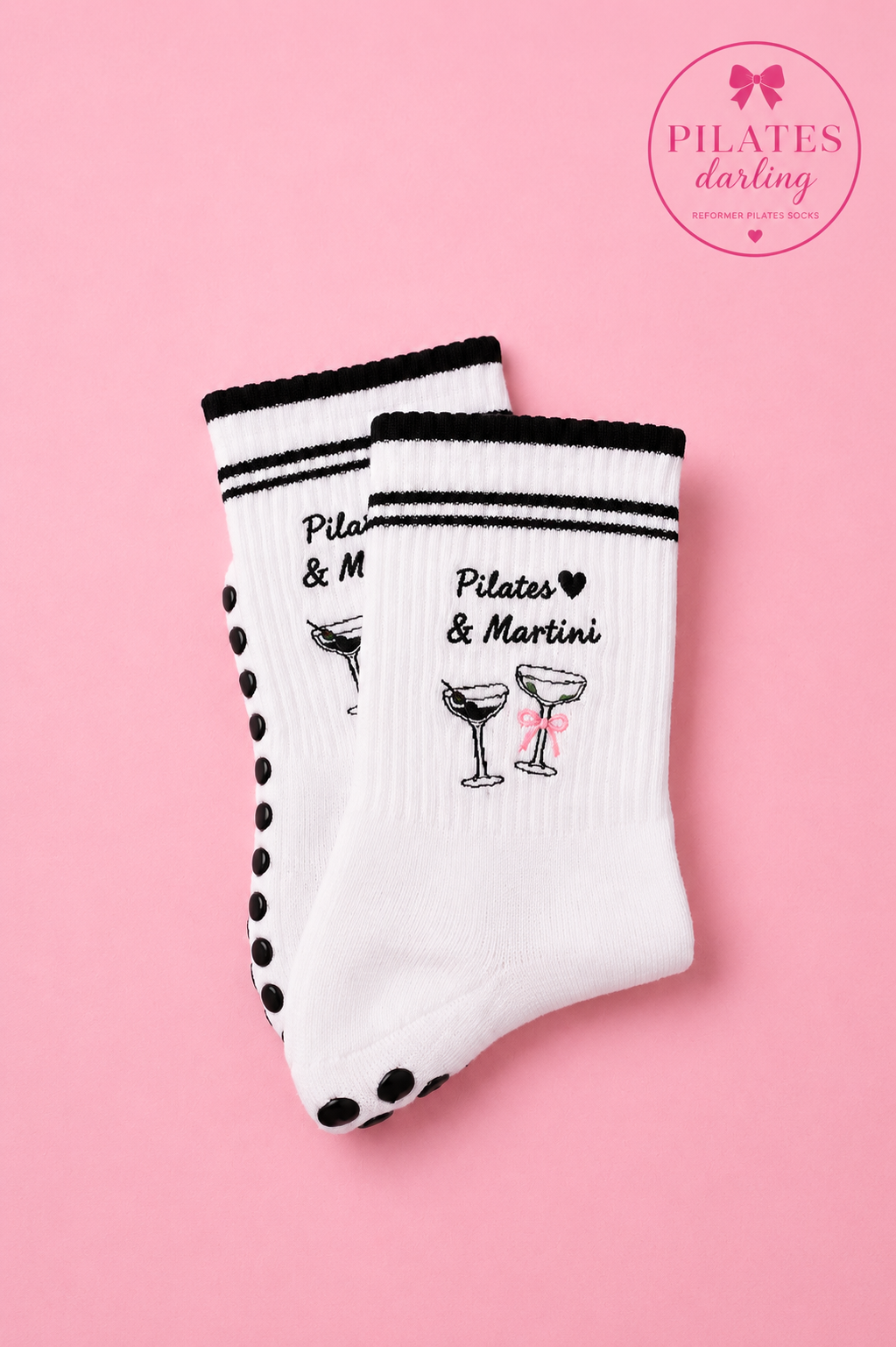 Pilates & Martinis? Grippy socks
