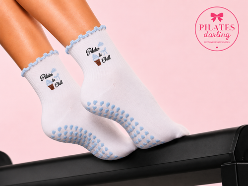 Pilates & Chill Reformer grippy socks